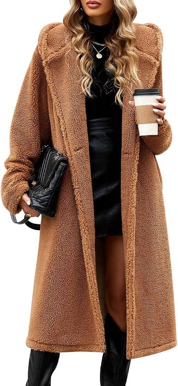 RetailRnero Vegan Women's Hooded Eco-Fur Parka
