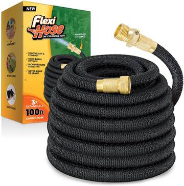 Flexi Hose Lightweight Expandable Garden Hose, 100FT