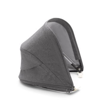 Bugaboo Bee6 Stroller, Off White/Light Grey Sun Canopy