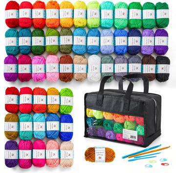 Inscraft 52 Acrylic Yarn Skeins