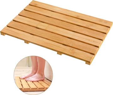 B brugerexanthin Bamboo Bath Mat