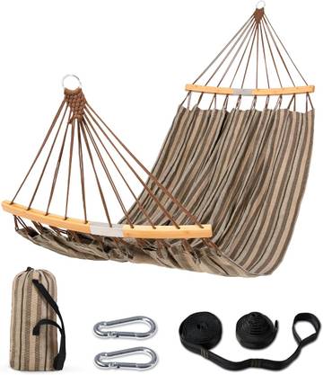 Double Hammock with Curved Spreader Bar