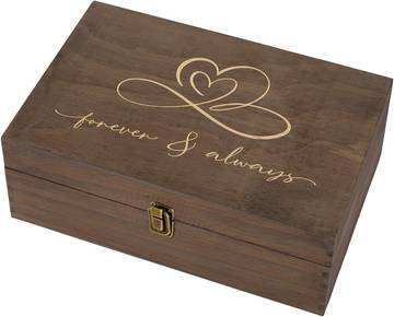 Personalized Wedding Anniversary Keepsake Box