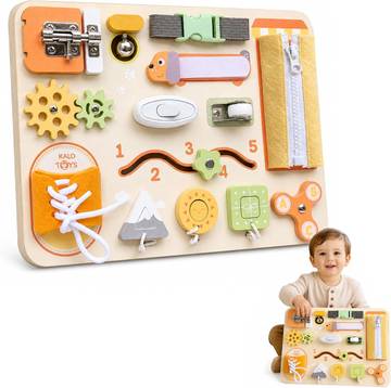 Green Kids Montessori Busy Board