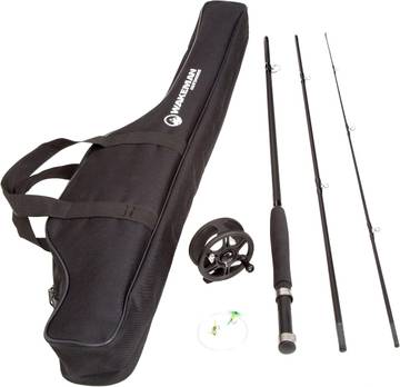 Wakeman Outdoors Fly Fishing Rod & Reel Combo Starter Kit