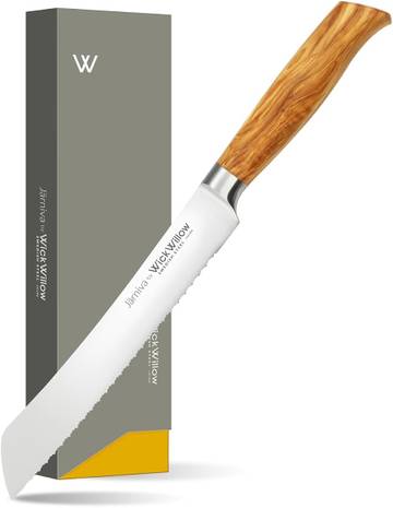 WICKWILLOW Double Serrated Bread Knife