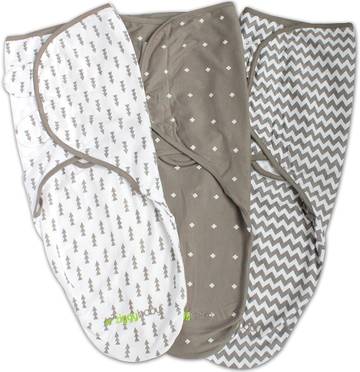 Swaddle Designs Echo collection 4-Pack Swaddles