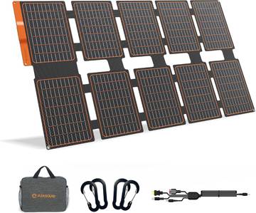 FlexSolar 100W Foldable Portable Solar Panel Charger