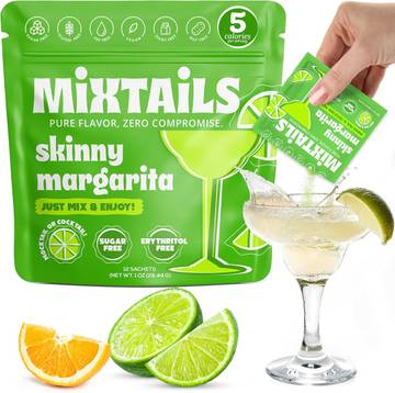 Zero Sugar Mocktail Mixer Variety Pack - Tastes Like The Real Thing! Non-Alcoholic Cocktail Mixers, 12 Pack