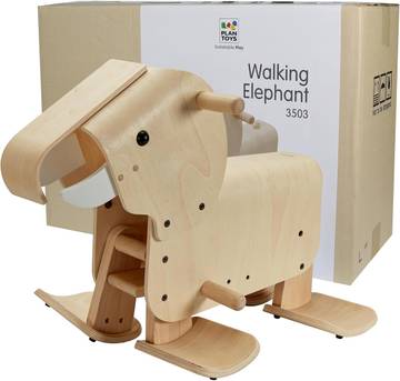 PlanToys® Walking Elephant Ride-On Toy