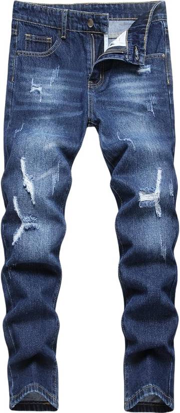 CIDO Ombre Ripped Mom Jeans