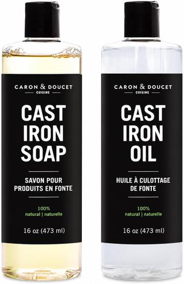 Caron & Doucet Cast Iron Cleaning & Conditioning Set