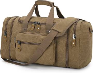 Canvas Expandable Overnight Weekender Bag
