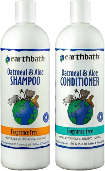 Earthbath Oatmeal & Aloe Itch Relief Dog Shampoo, 16 fl oz