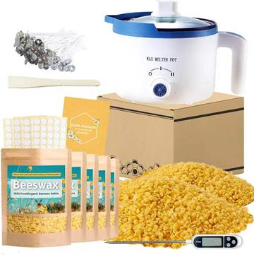 Natural Beeswax Candle Making Kit