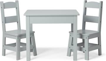 Melissa & Doug Solid Wood Kids Table and Chairs