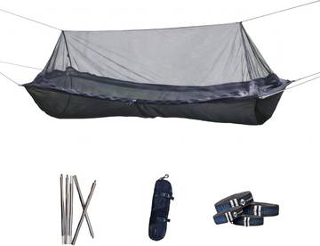 onewind Camping Bridge Hammock with Mosquito Net and Pole