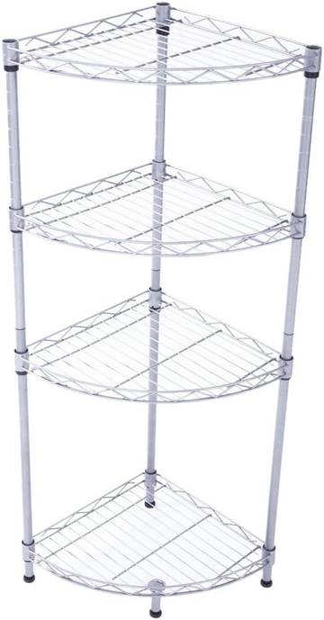 The Design Ideas Mesh Corner Shelf