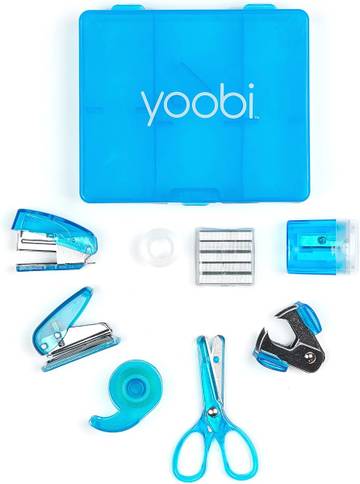 Yoobi Blue Mini Office Supply Kit