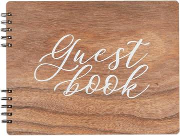 Eco-Friendly Wedding Guest Book - Recycled Kraft Paper